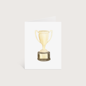 Best Mom Ever Trophy Greeting Card