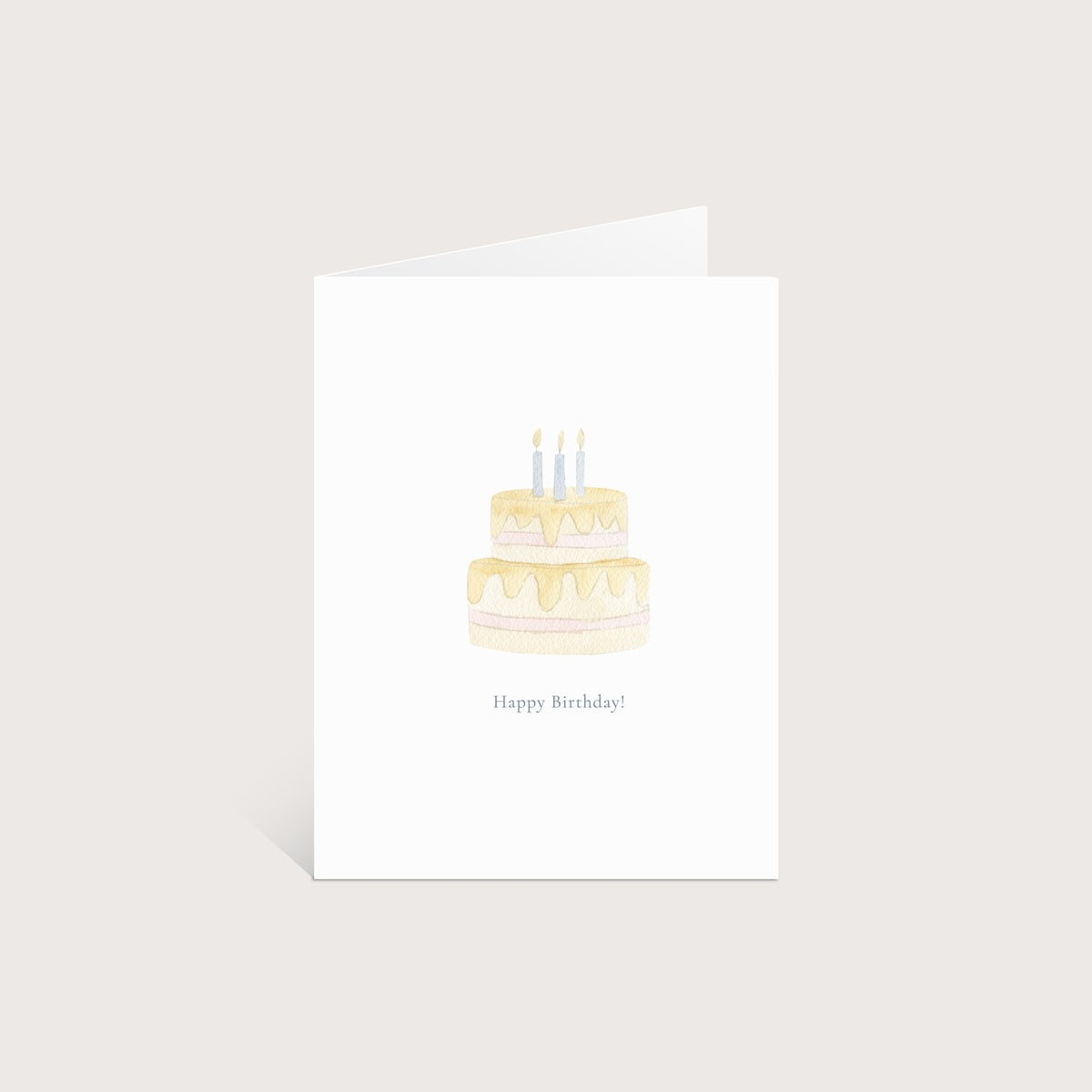 Birthday Cake Greeting Card