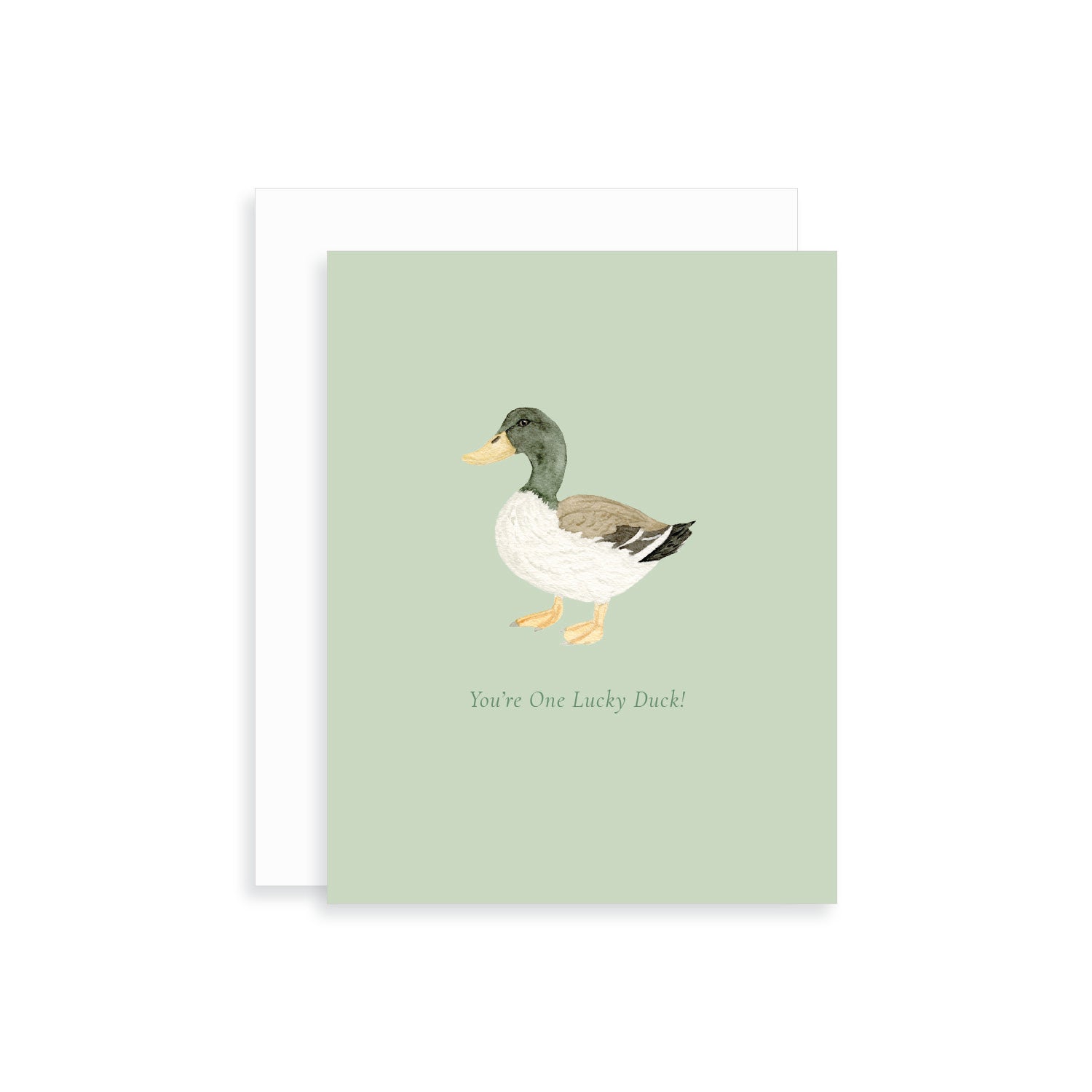 You're One Lucky Duck Greeting Card