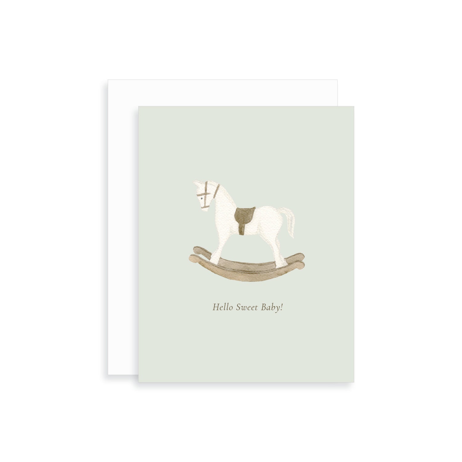Hello Sweet Baby Greeting Card