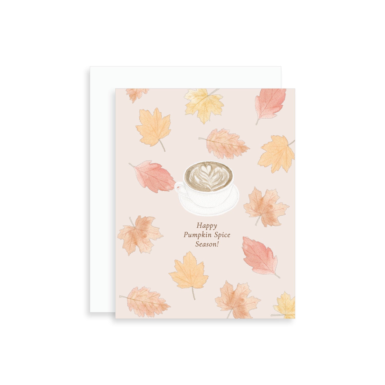 Happy Pumpkin Spice Season Fall Greeting Card