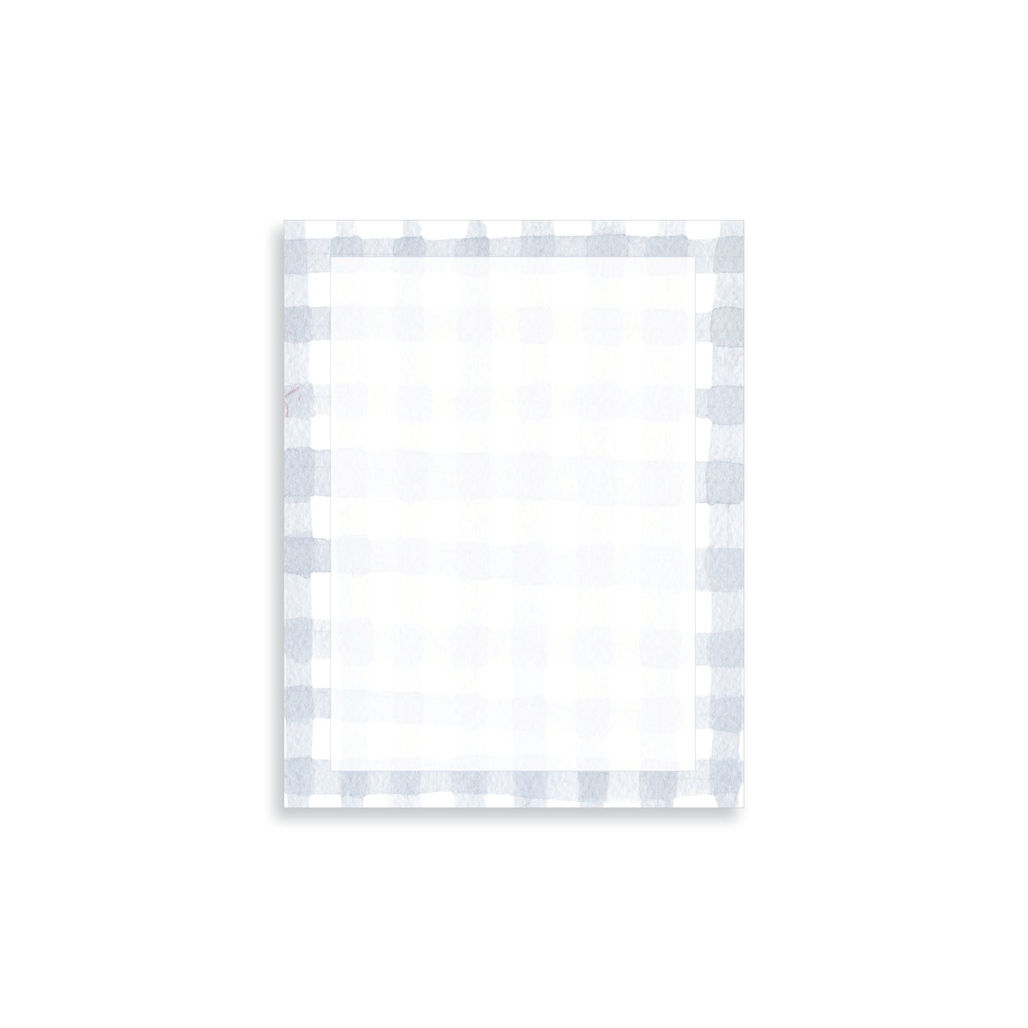Gingham Pattern Notepad