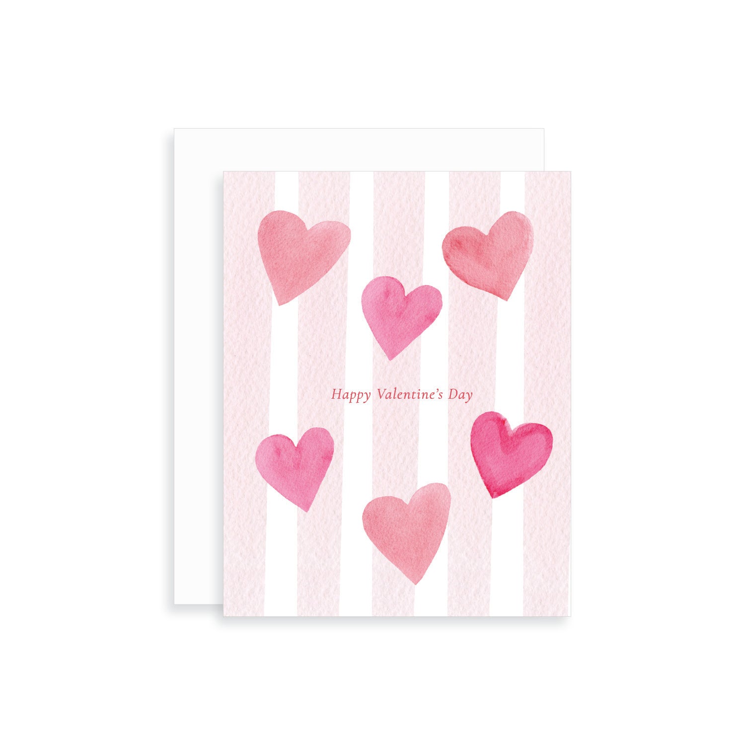 Happy Valentine's Day Watercolor Greeting Card