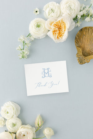 Hunter | Folded Thank You Cards with Envelopes