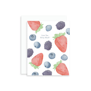 Love You Berry Much Greeting Card