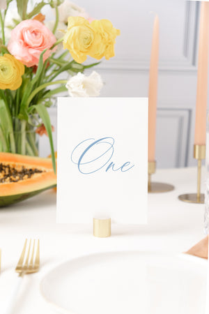Piper | Printed Table Numbers