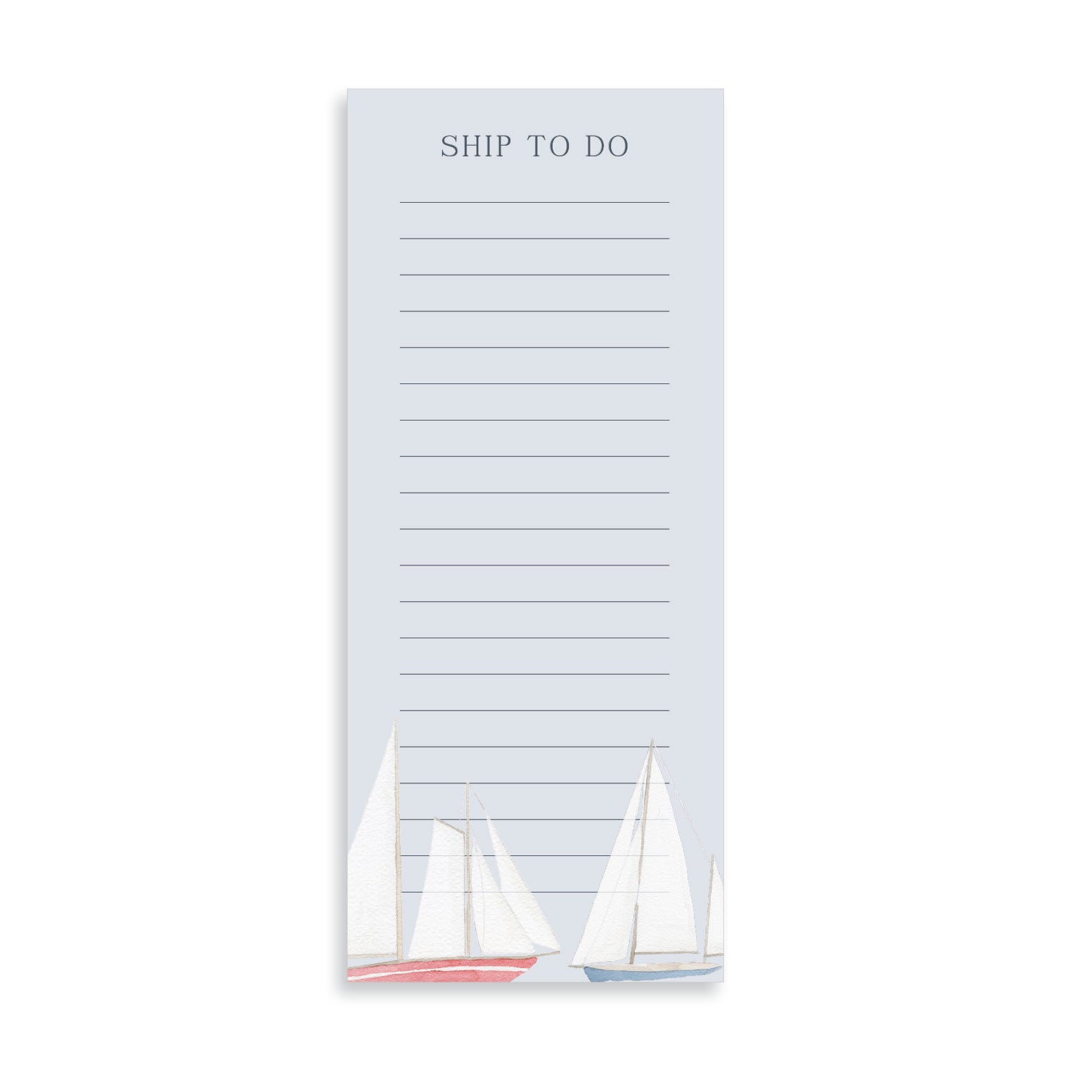 Ship To Do Nautical Notepad