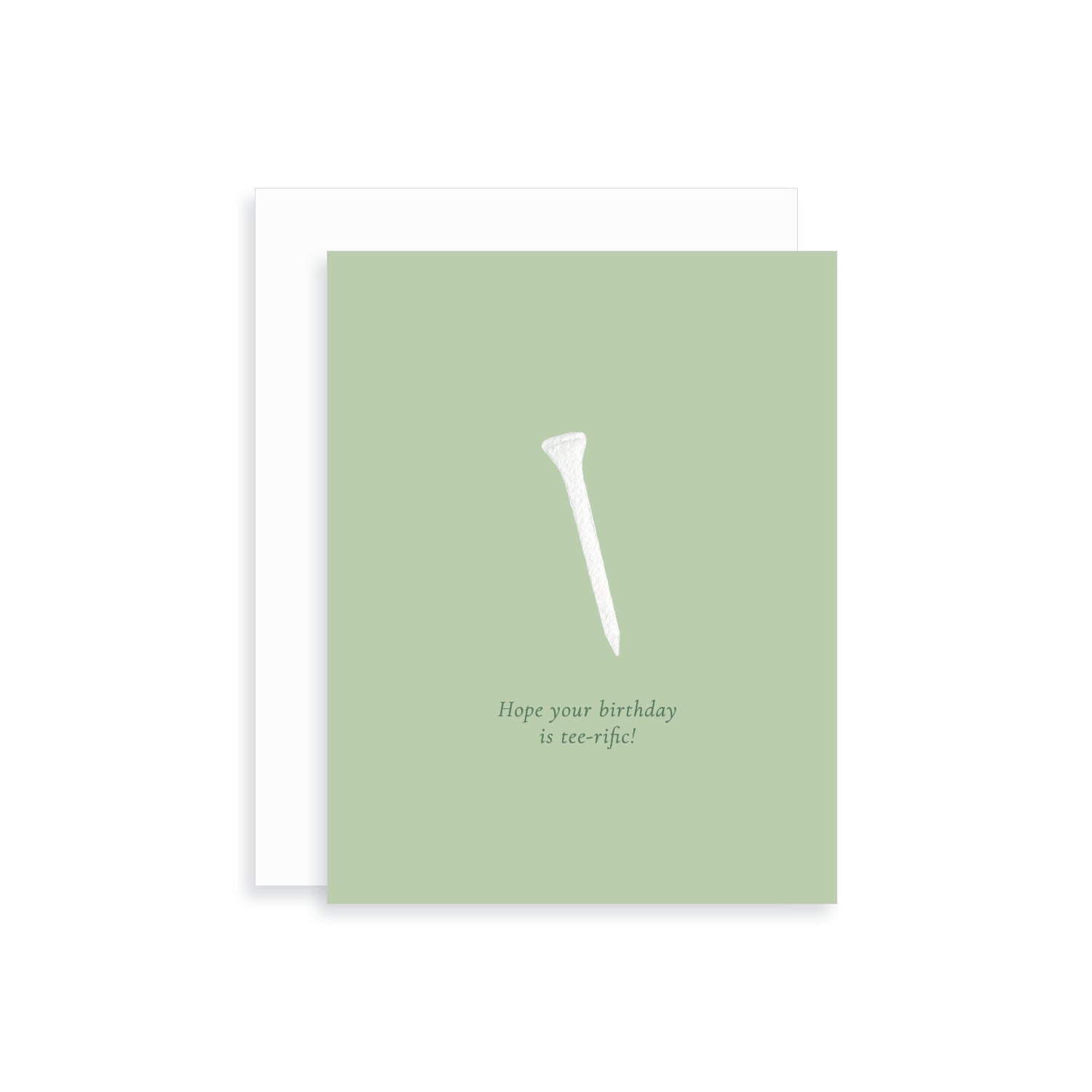 Hope your Birthday is Tee-Rific Golf Greeting Card