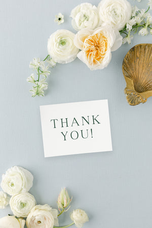 Vivianne | Folded Thank You Cards with Envelopes