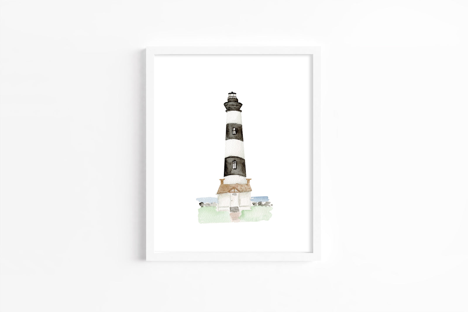 Lighthouse Watercolor Art Print