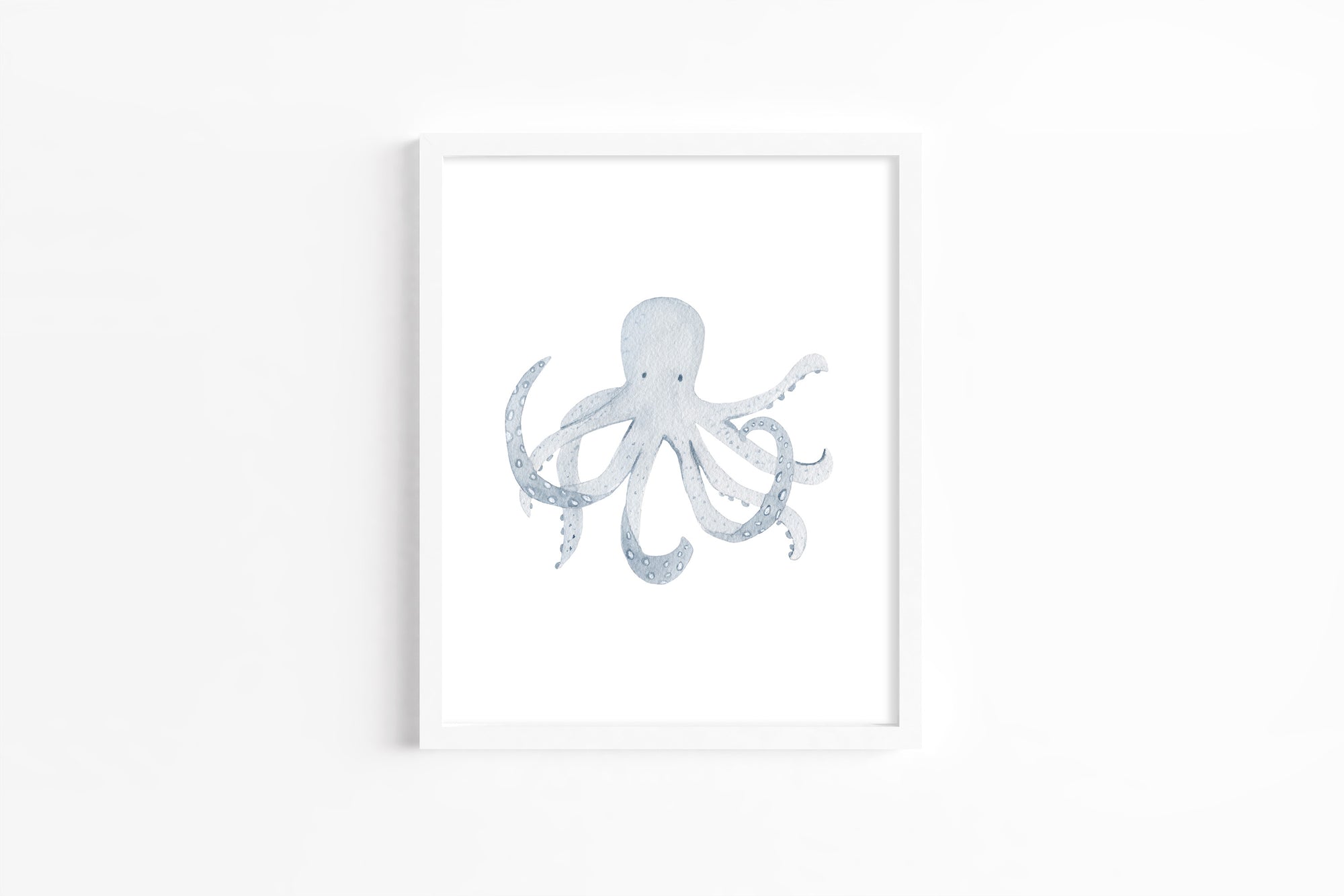 Octopus Watercolor Art Print